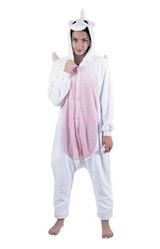 Einhorn Kostüm Damen Jumpsuit Onesie